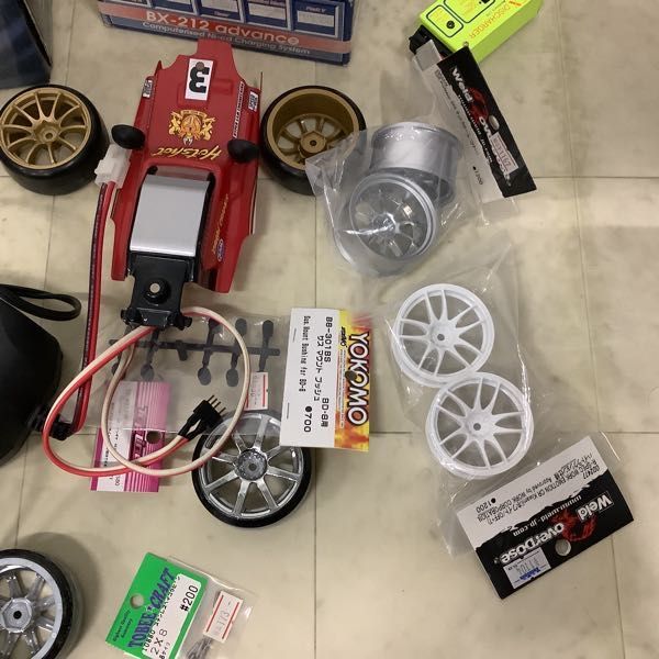 1円〜 訳あり RC ラジコン パーツ weld 他 SSR Professor SP3 マットクローム OFF+9、FAST CHARGER 等_画像4