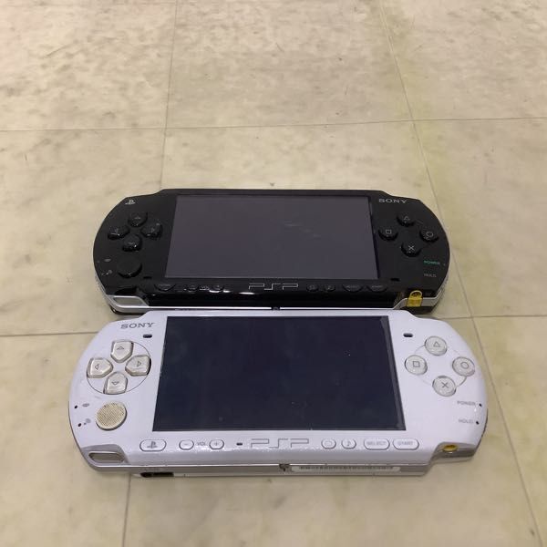 1円〜 動作確認済 初期化済 箱無 PSP 1000 本体 ブラック、PSP 3000 本体 パール・ホワイト 他_画像2