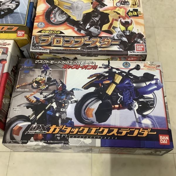 1円〜 訳あり バンダイ キャストオブライダーマシン 等 仮面ライダーカブト DXカブトエクステンダー DXガタックエクステンダー 他_画像5