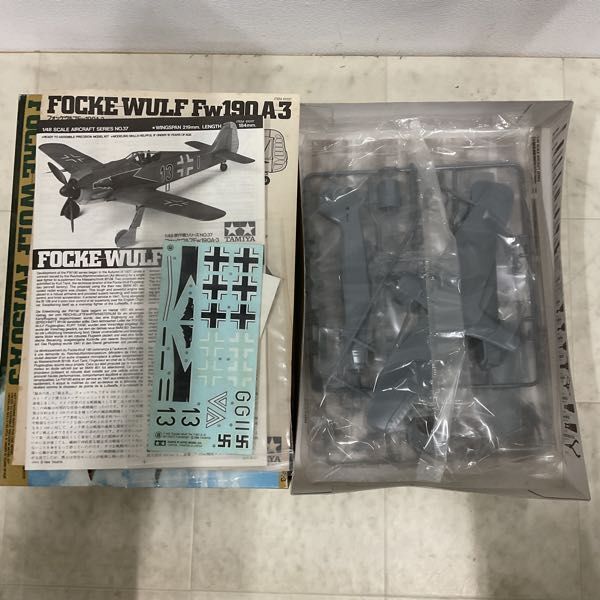 1円〜 タミヤ 1/48 フォッケウルフFw190F-B グラマンF4F-4ワイルドキャット 他_画像6