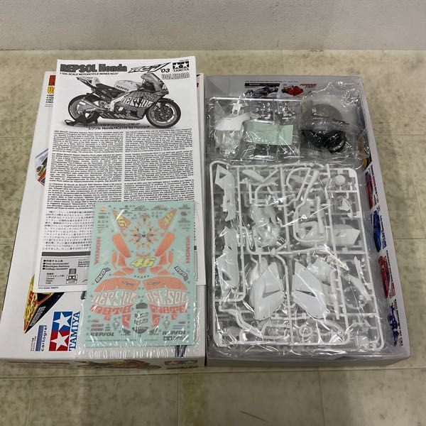 1円〜 タミヤ 1/12 レプソル Honda RC211V ’03 バレンシア_画像2