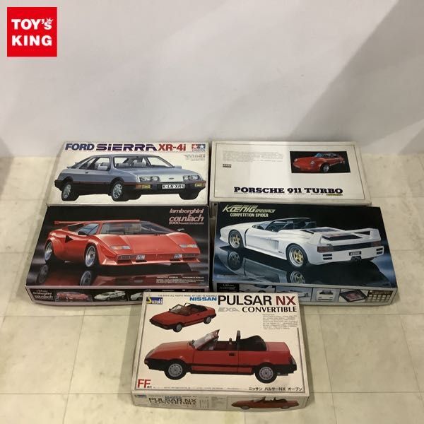 1円〜 タミヤ他 1/24 フォード シエラ XR-4i、ポルシェ911 ターボ 等_画像1