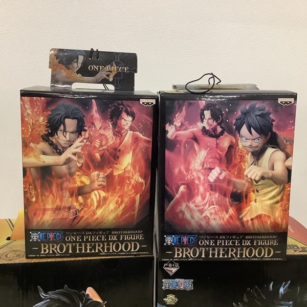 1円〜 未開封 一番くじ ONE PIECE メモリアルログ A賞 ルフィ、DXフィギュア BROTHERHOOD エース 他_画像2