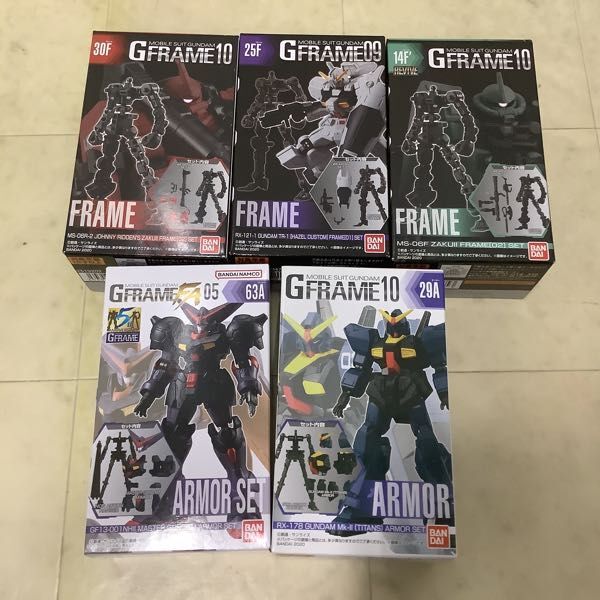 1円〜 未開封 バンダイ スーパーミニプラ 真ゲッターロボ vol.2 1BOX Gフレーム FA 10 マスターガンダム アーマーセット 他_画像4