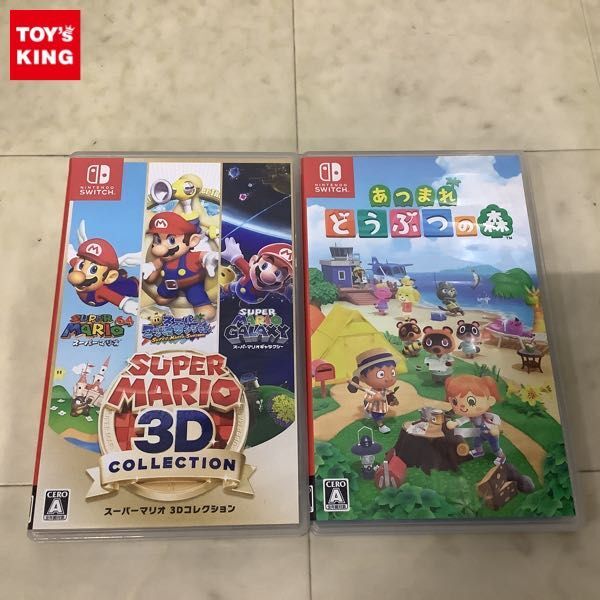 1円〜 Nintendo Switch あつまれ どうぶつの森、スーパーマリオ 3Dコレクション_画像1