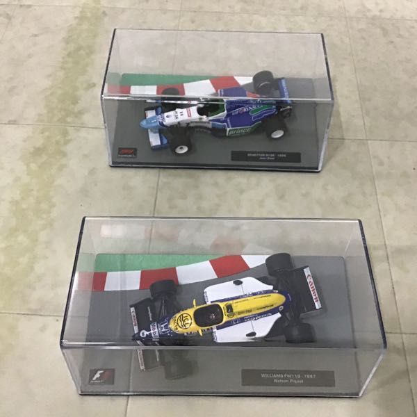 1円〜 DeAGOSTINI 1/43 ウィリアムズ FW11B 1987 ベネトン B196 1996 他の画像4