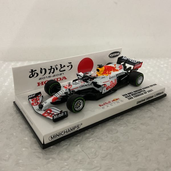 1円〜 ミニチャンプス 1/43 RED BULL RACING HONDA RB16B MAX VERSTAPPEN 2nd TURKISH GP 2021_画像2