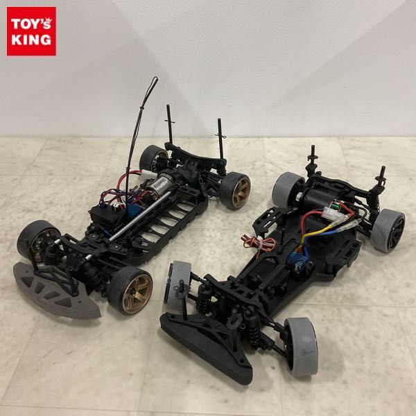 1円〜 訳あり ジャンク 電動RC シャーシ タイヤ ヨコモ フタバ FP-R122JE 受信機 他_画像1