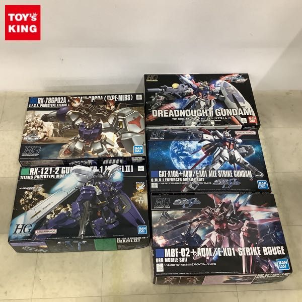 1円〜 HGUC 1/144 ガンダムTR-1 ヘイズル2号機 HG ドレッドノートガンダム Xアストレイ ストライクルージュ 他_画像1