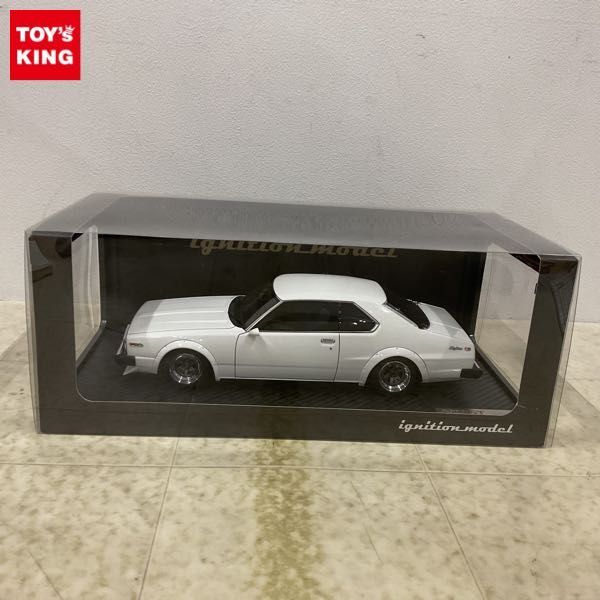 1円〜 イグニッションモデル 1/18 日産 スカイライン 2000 GT-E5 C210 ホワイトの画像1