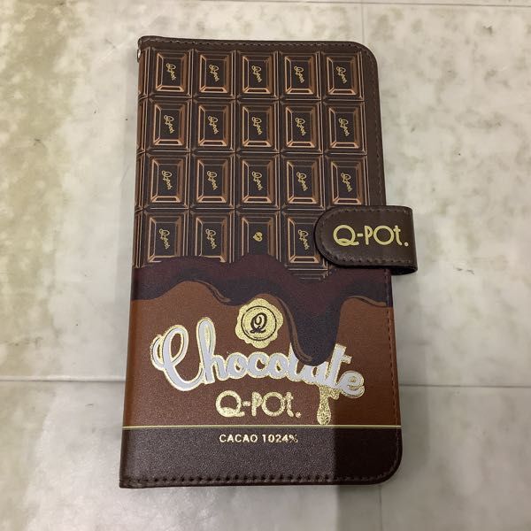 1円〜 Q-pot.×岡本信彦 Cacao1024% Chocolate Multi Smartphone Case_画像3