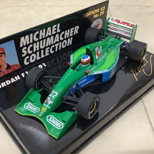 1円〜 ミハエルシューマッハ コレクション 1/43 ジョーダンF1 1991_画像2