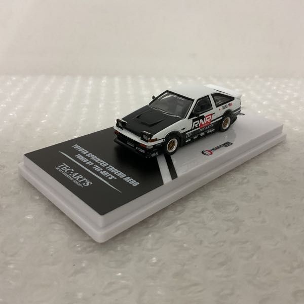 1円〜 イノモデル 1/64 トヨタ スプリンタートレノ AE86 TUNED BY TEC-ART’Sの画像3