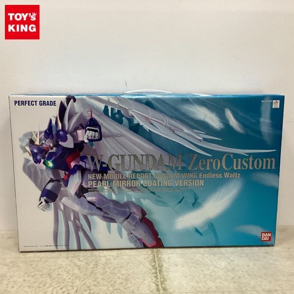 1円〜 PG 1/60 ガンプラ 新機動戦記ガンダムW Endless Waltz ウイングガンダムゼロカスタム パールミラーコーティングバージョン_画像1