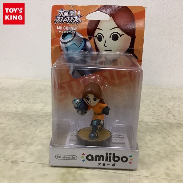 1円〜 未開封 amiibo アミーボ 大乱闘スマッシュブラザーズ Mii 射撃タイプ_画像1