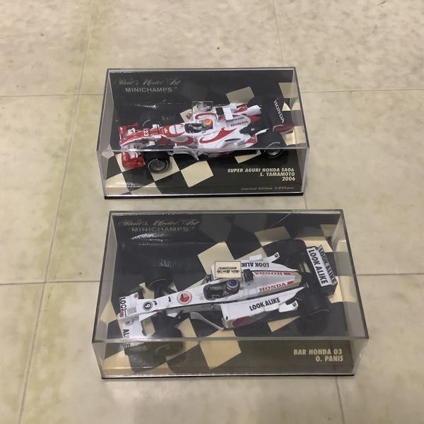 1円〜 ミニチャンプス 1/43 BAR ホンダ 03 O.PANIS No.9 ORANGGE ARROWS ASIATECH A22 J.VERSTAPPEN No.14 他_画像3