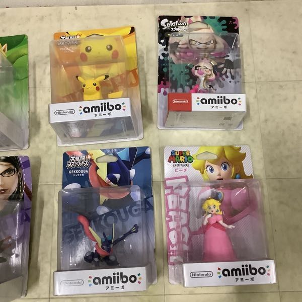 1円〜 amiibo アミーボ 大乱闘スマッシュブラザーズ ゲッコウガ スーパーマリオ ピーチ 他_画像3