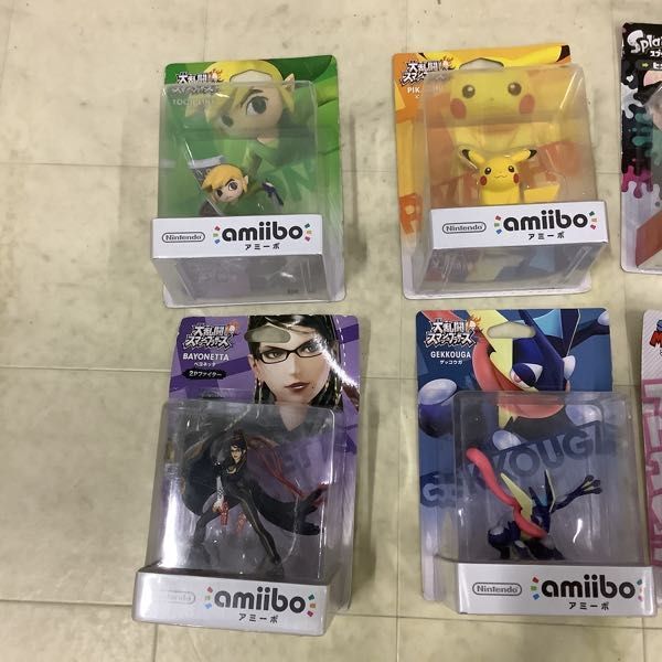 1円〜 amiibo アミーボ 大乱闘スマッシュブラザーズ ゲッコウガ スーパーマリオ ピーチ 他_画像2