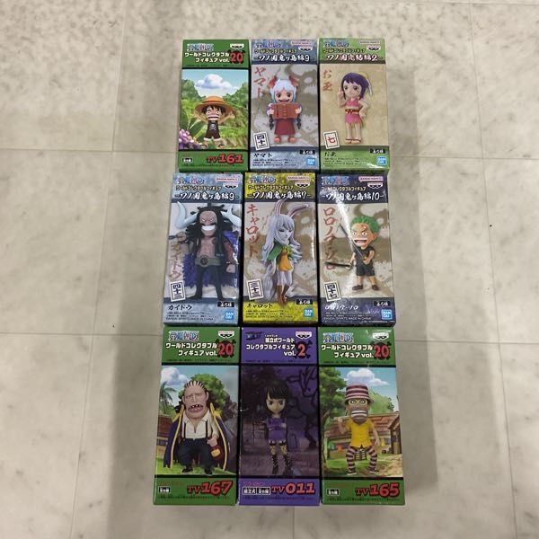 1円〜 未開封含 ONE PIECE ワールドコレクタブルフィギュア ワノ国鬼ヶ島編9 カイドウ vol.20 モンキー・D・ルフィ 他_画像2