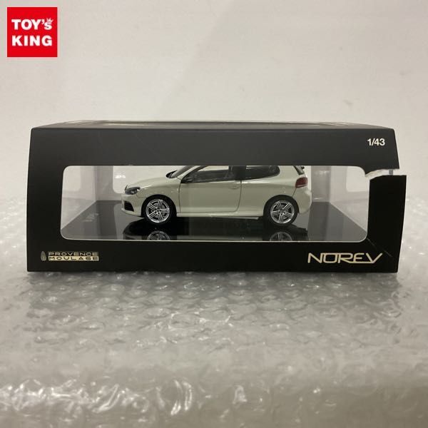 1円〜 ノレブ 1/43 フォルクスワーゲン Golf R ホワイトの画像1