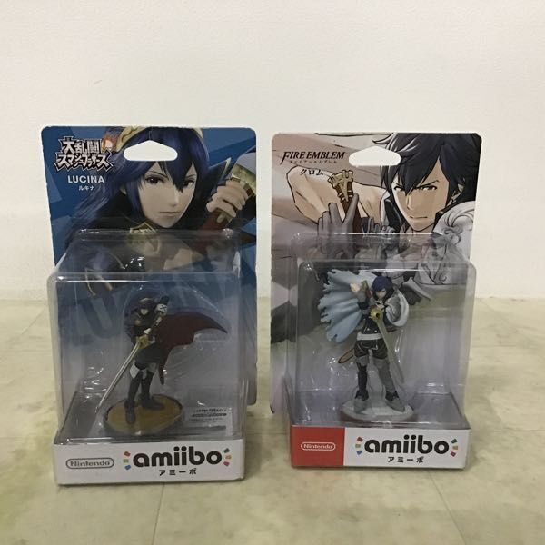 1円〜 未開封 Nintendo amiibo アミーボ 大乱闘スマッシュブラザーズ キャプテン・ファルコン、ファイアーエムブレム クロム 等_画像3