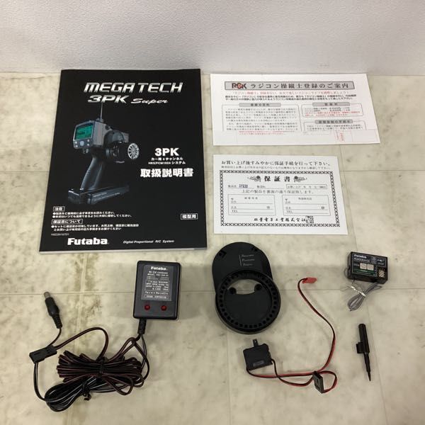 1円〜 欠品 フタバ RC MEGATECH 3PK-FM40 送信機 T3PKS、受信機 R303FHS プロポセット_画像8