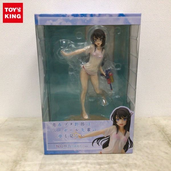 1円〜 内未開封 グッドスマイルカンパニー 1/7 青春ブタ野郎はバニーガール先輩の夢を見ない 桜島 麻衣 水鉄砲デートver._画像1