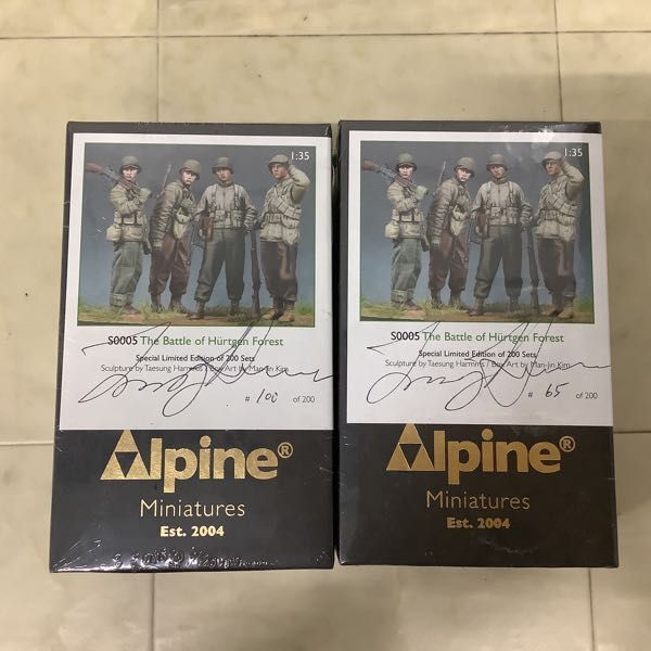 1 jpy ~ unopened Alpine Miniatures 1/35 other S0005 The Battle of Hurtgen Forest,16032 IOI st Airborn Screaming Eagles etc. garage kit 