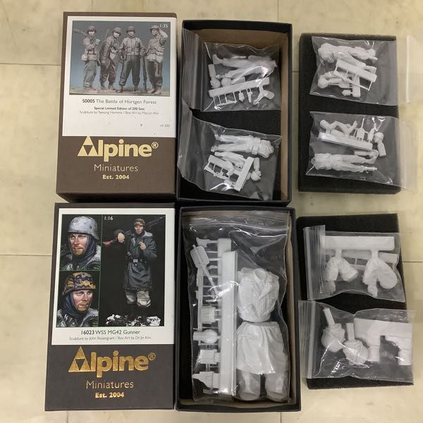 1 jpy ~ Junk Alpine Miniatures 1/35 other S0005 The Battle of Hurtgen Forest,S0003 Winter Patrol etc. garage kit 