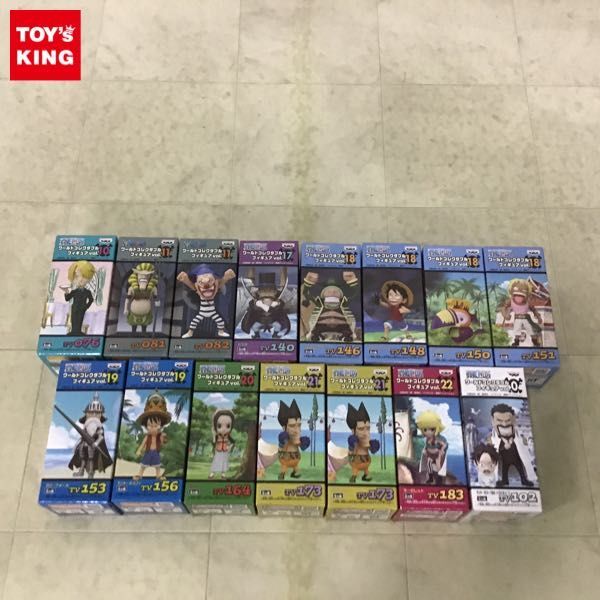 1円〜 未開封 ワールドコレクタブルフィギュア ONE PIECE vol.10 サンジ、vol.22 マーガレット、vol.0 ガープ＆エース 等の画像1