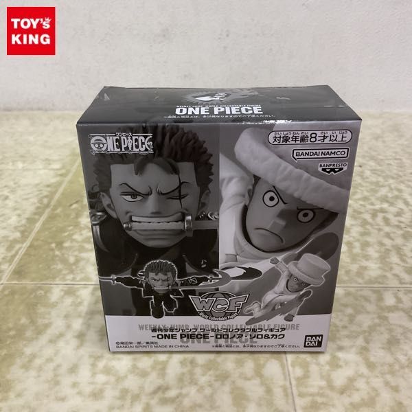 1円〜 未開封 BANDAI SPIRITS 週刊少年ジャンプ ワールドコレクタブルフィギュア ONE PIECE ロロノア・ゾロ＆カク_画像1