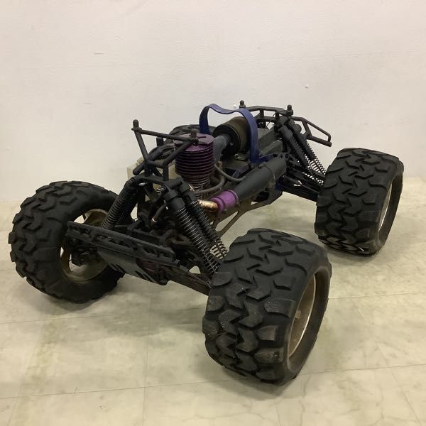 1円〜 ジャンク hpi racing 4WD GIANT MONSTER TRUCK SAVAGE 3.5 エンジンRCカー モンスタートラック サベージ3.5の画像4