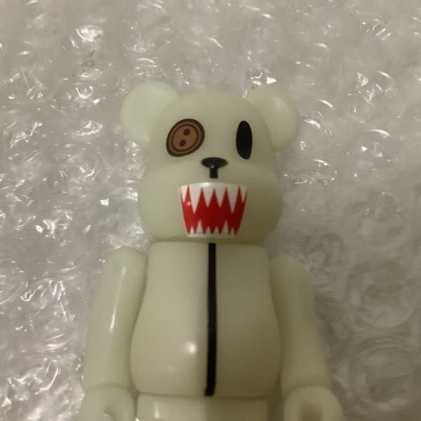 1円〜 箱無 メディコム・トイ BE@RBRICK ベアブリックSERIES15 100％ ANIMAL 裏 バスター君 蓄光 ANIMAL ピロウズバスター_画像6