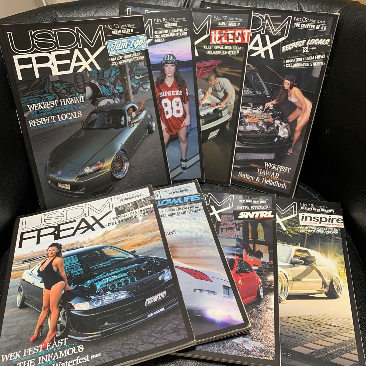 USDM FREAX ユーエスディーエムフリーク No.2,4,6,11,12,13,15,17 付録ステッカーなし 8冊セットの画像3