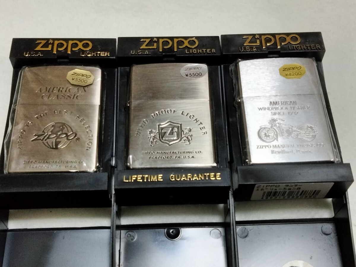 zippo 1999年製×2個 2001年製×1個 3種セット 展示未使用_画像1