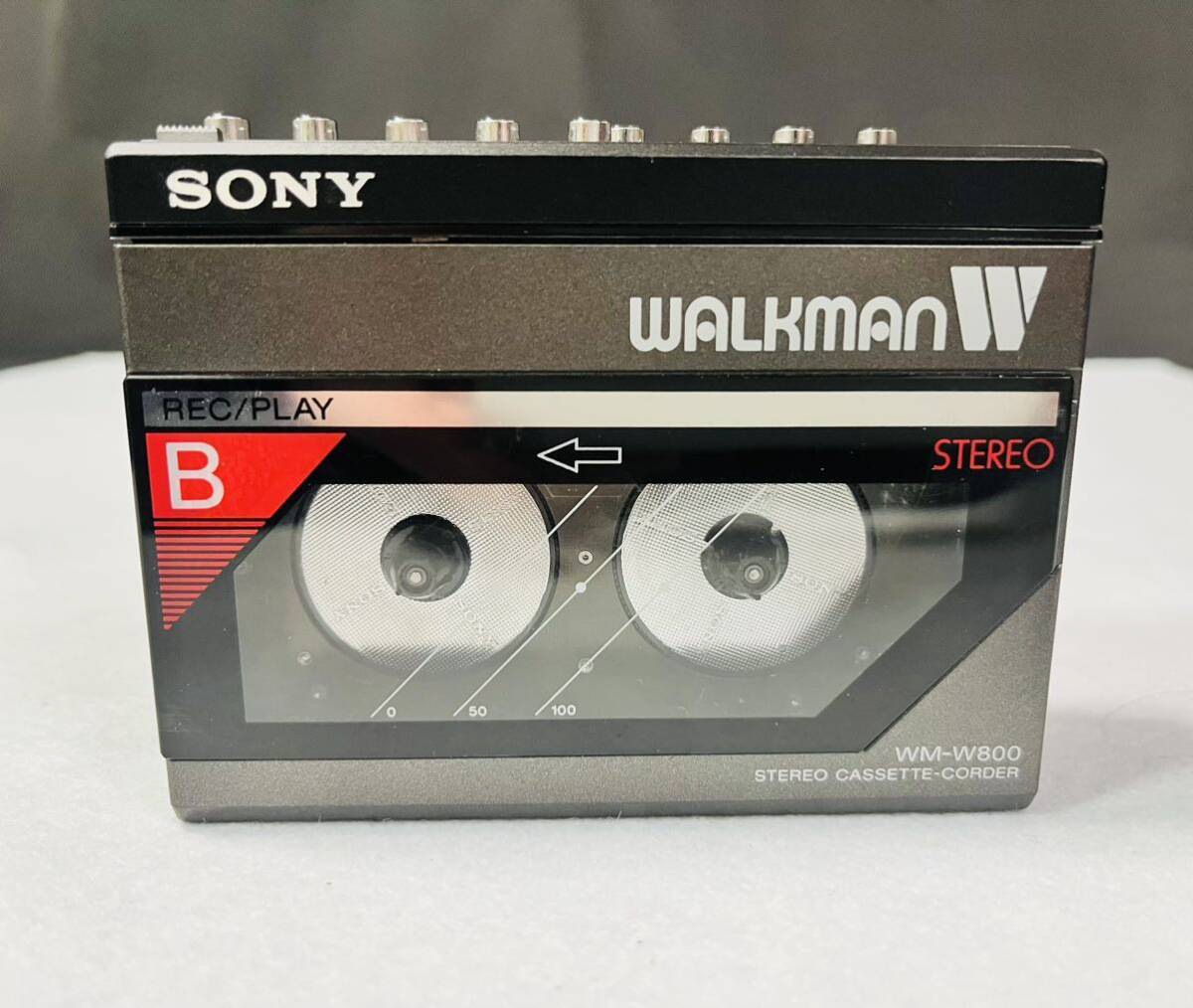 ◎ SONY ソニー ウォークマン W ステレオ カセット レコーダー WM-W800 現状品 / 261475 / 321-2_画像2