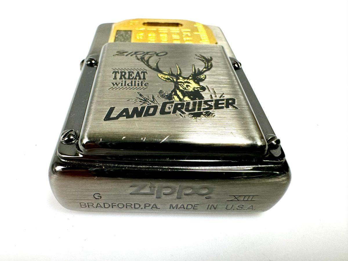  Я ZIPPO ジッポ LAND CRUISER ランドクルーザー ランクル オイルライター箱入【未使用品】取説付/260257/228-55_画像8