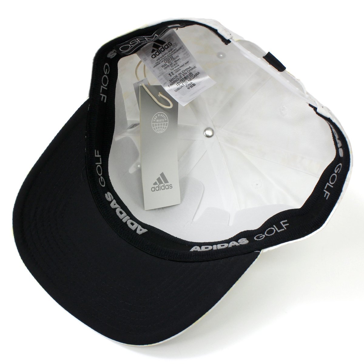 新品 アディダス ゴルフ カモ プリント キャップ 帽子 57-60 オールシーズン adidas GOLF メンズ CAP 白 ホワイト ◆CN1888_画像7