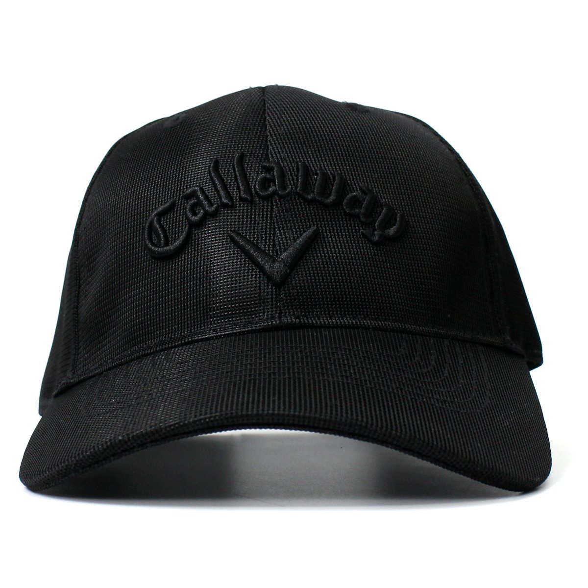 新品 キャロウェイ 撥水 メッシュ キャップ フリーサイズ Callaway ゴルフ GOLF 帽子 メンズ ロゴ刺繍 黒 ブラック ◆CN1934A_画像3