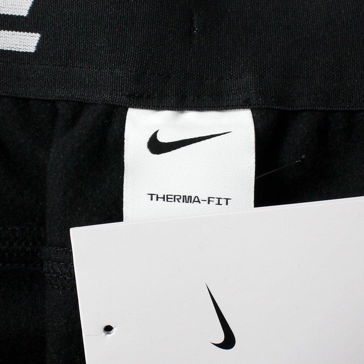 新品 NIKE ナイキ Therma-FIT 裏起毛 パンツ 2XL 黒 スウェット ボトムス ロゴ刺繍 フリーズ メンズ スポーツ 春 ブラック ◆CS2074C_画像9