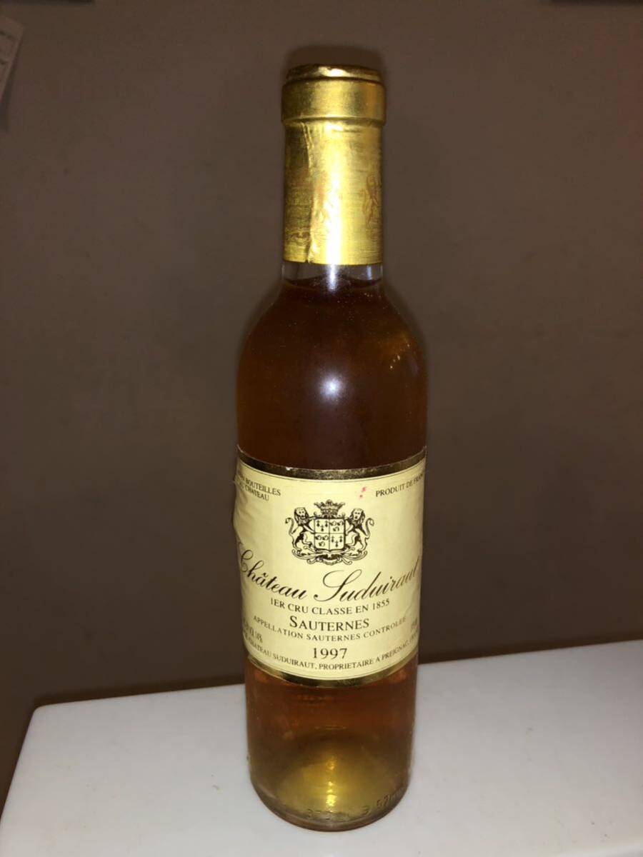 シャトー・スデュイロー ハーフ 1997年 フランス ボルドー 白ワイン 極甘口 375ml 貴腐ワイン デザートワイン_画像1