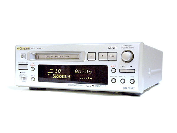 ★ ONKYO INTEC205 MDLP対応機【 ONKYO MD-105AX 】整備済美品 ★の画像1