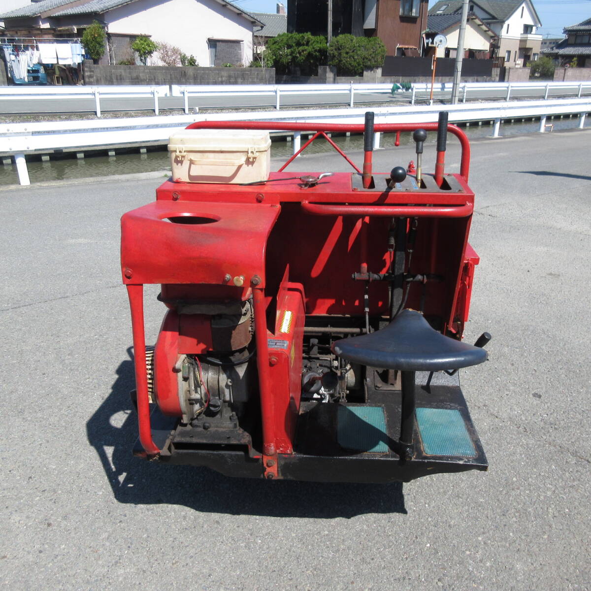 〈福岡県大川市発〉筑水 クローラー運搬車 GC-601 中古 油圧ダンプ 最大積載量 500kg 7馬力 直接引取り限定 _画像5