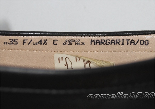 BALLY バリー ローファー ウォーキングシューズ MARGARITA 黒 ブラック レザー US4.5 EU35 約22.5cm スイス製 中古 美品 レディース_画像2