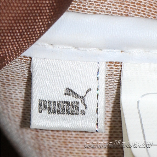 プーマ PUMA トラベルバッグ ブリーフケース 740-70-194 茶色 ブラウン 39cm 中古 美品 ビンテージ _画像8