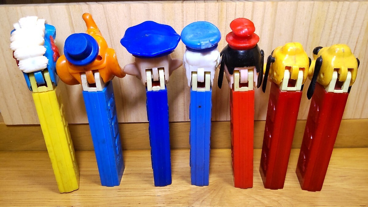 PEZ☆ ペッツ☆オールドペッツ☆1970年代☆パル・アニマル・ディズニー☆7個セット☆USED(ジャンク)の画像3