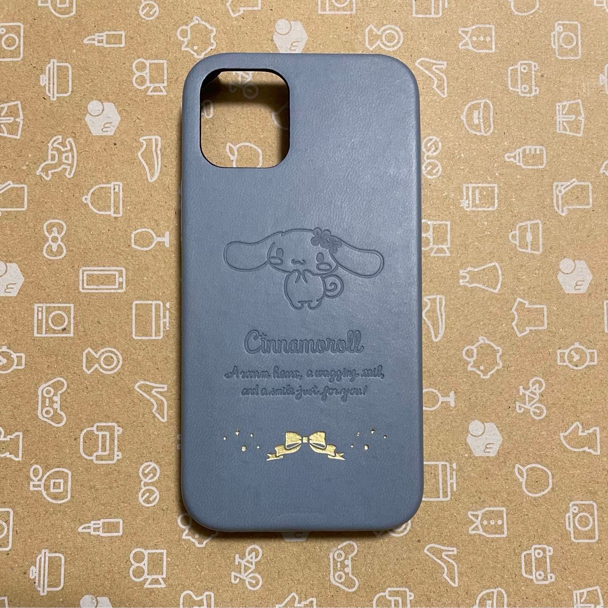 グルマンディーズ サンリオキャラクターズ iPhone12 mini(5.4インチ)対応プレミアムシェルケース シナモロール  