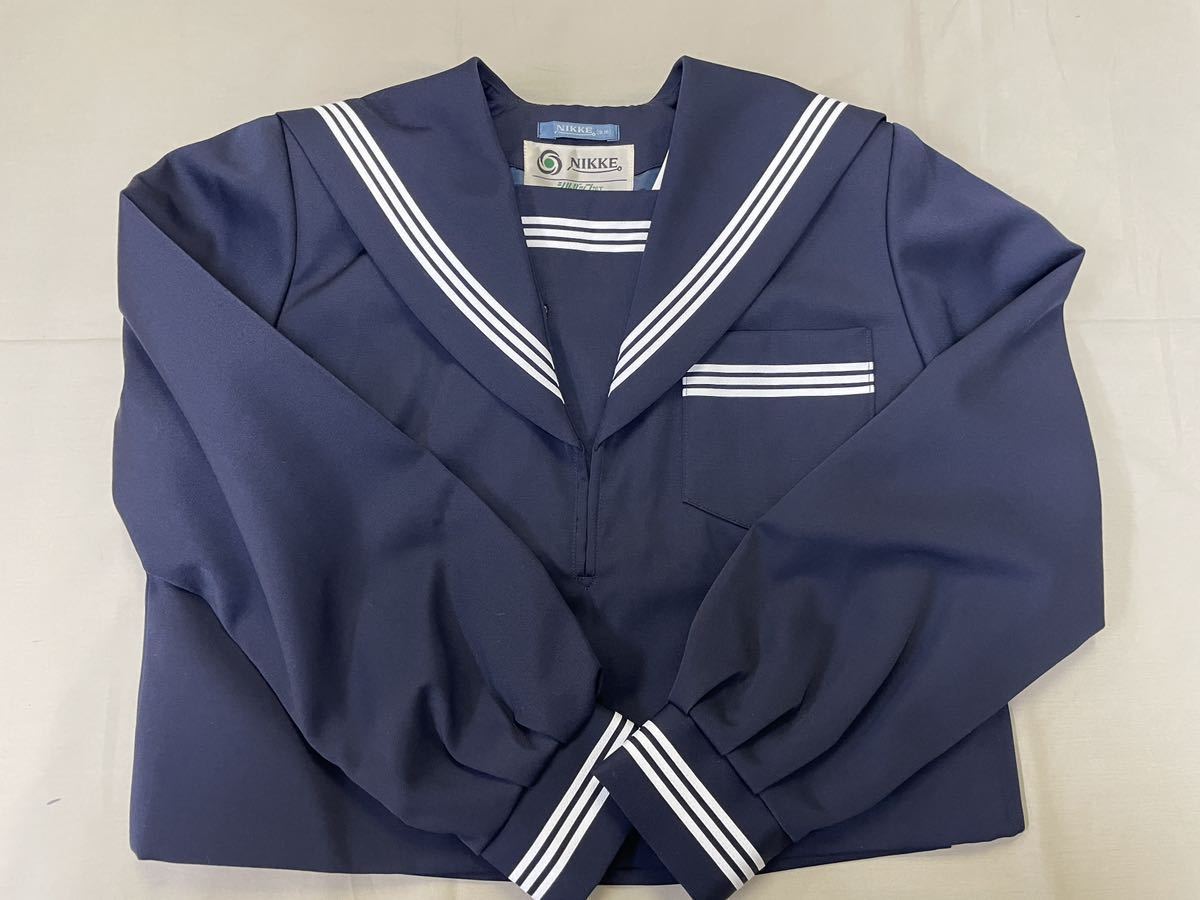  last 1 point new goods sailor suit 155Anike material Cub li3ps.@ line navy blue winter sailor made in Japan 