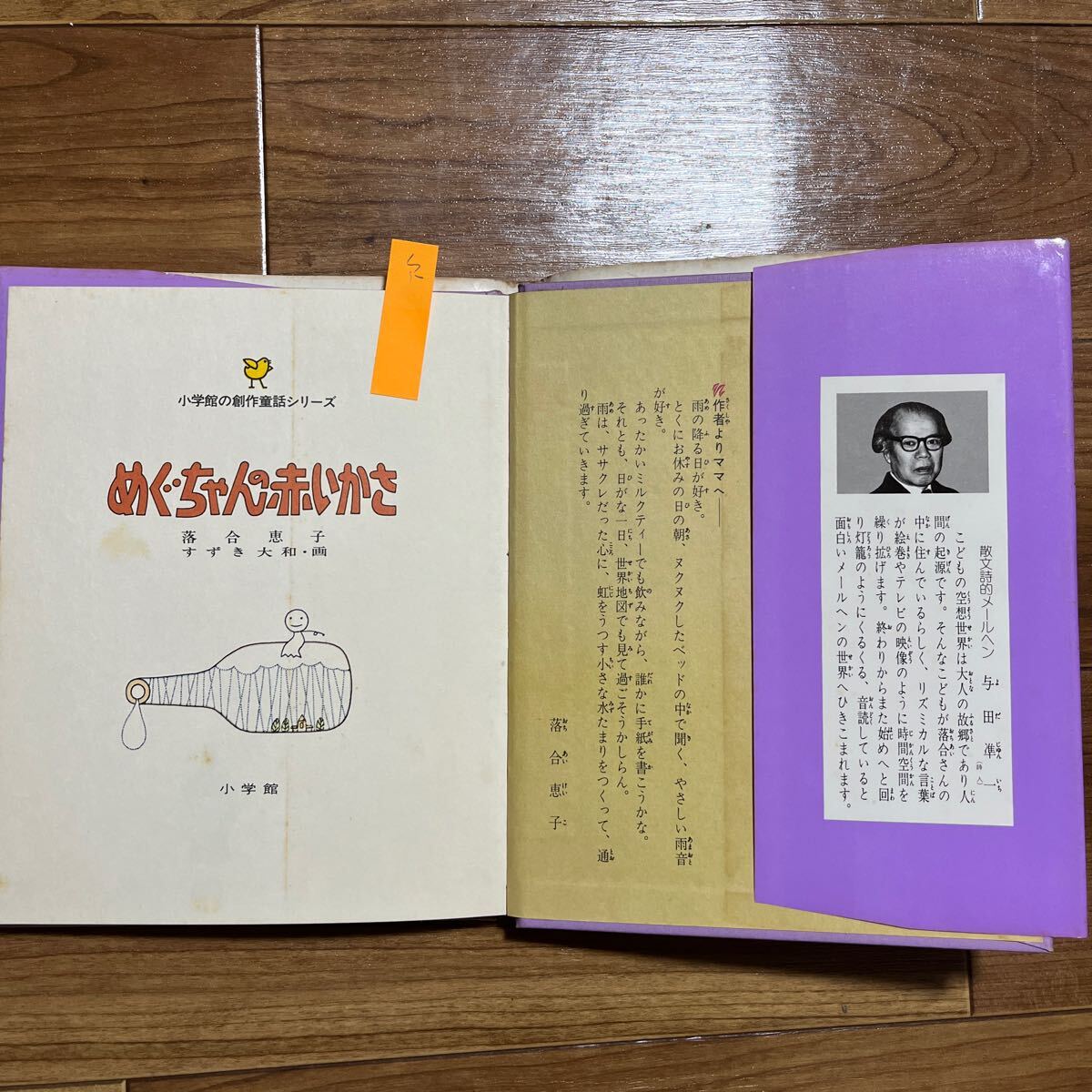 すずき大和！肉筆挿絵原画！落合恵子作『めぐちゃんの赤いかさ』昭和51年小学館　全23点内（1点欠）22点_画像2