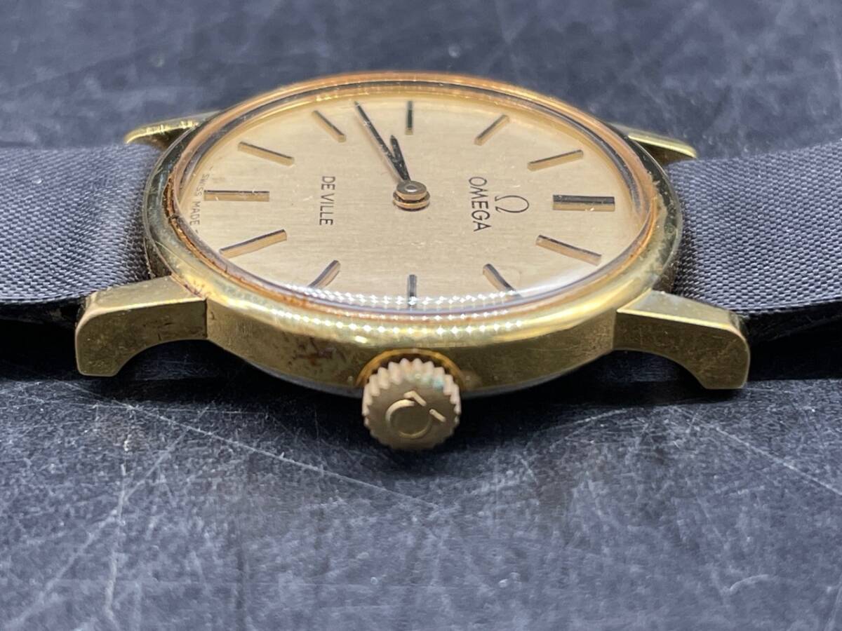 C340［動作未確認品］OMEGA 腕時計 オメガ デビル DEVILLE 手巻き 17石の画像5